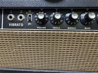 1965 Fender Showman Blackface Tube Amp Head Model AB763 Vintage